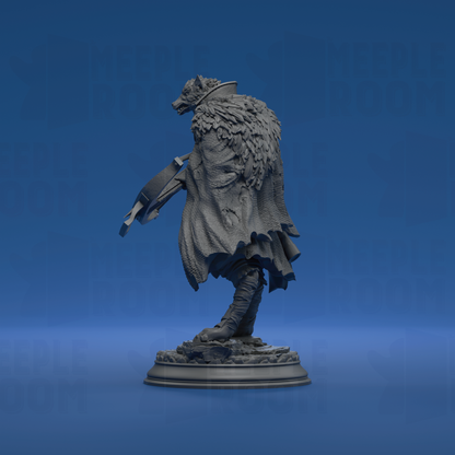 The Big Bad, Wolf Hunter by DM Stash | Miniature | TTRPG | Unpainted | Print on Demand
