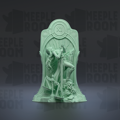 Tarot Arcana, Justice by Nerikson | Miniature | TTRPG | Unpainted | Print on Demand