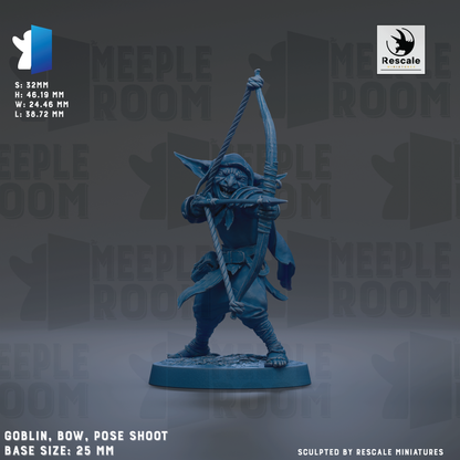 A figurine of a character with a bow and arrow, standing on a base. The figurine is in a pose that suggests it is ready to shoot. The background of the image is dark, which contrasts with the figurine and makes it stand out. The image does not contain any text, and it is a single image, not a collage of multiple images.