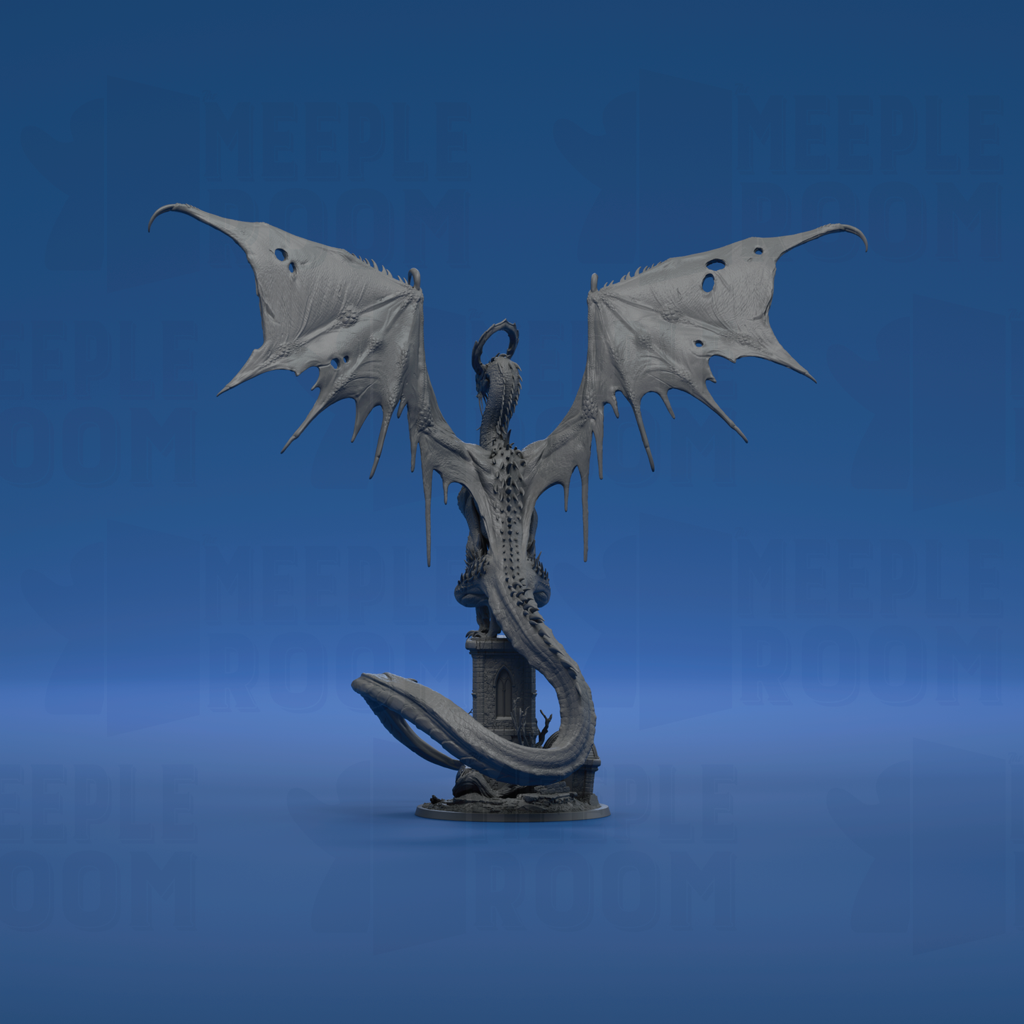 Adult Spirit Dragon by Rescale Miniatures | Miniature | TTRPG | Unpainted | Print on Demand
