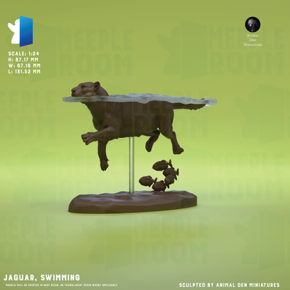 Jaguar by Animal Den Miniatures | Miniature | TTRPG | Unpainted | Print on Demand