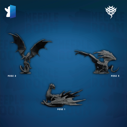 Demise Dragon by Mini Monster Mayhem | Miniature | TTRPG | Unpainted | Print on Demand