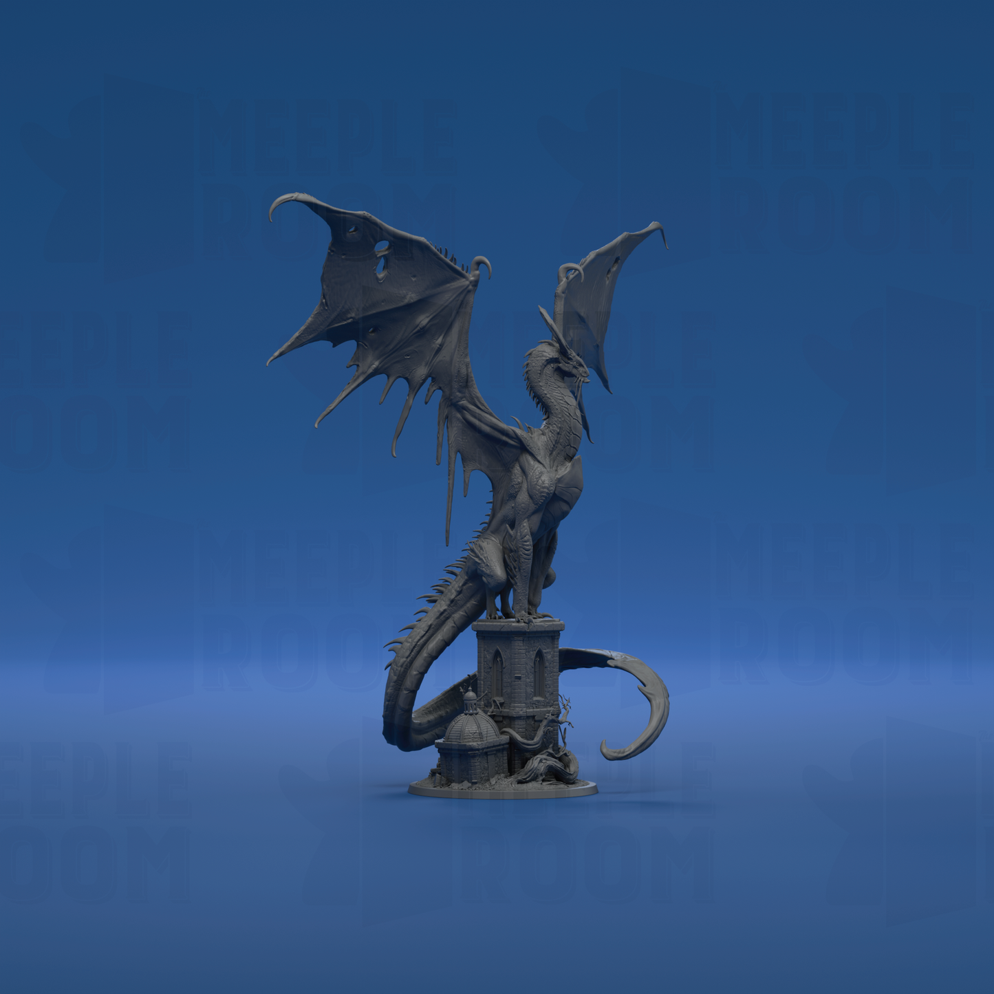 Adult Spirit Dragon by Rescale Miniatures | Miniature | TTRPG | Unpainted | Print on Demand