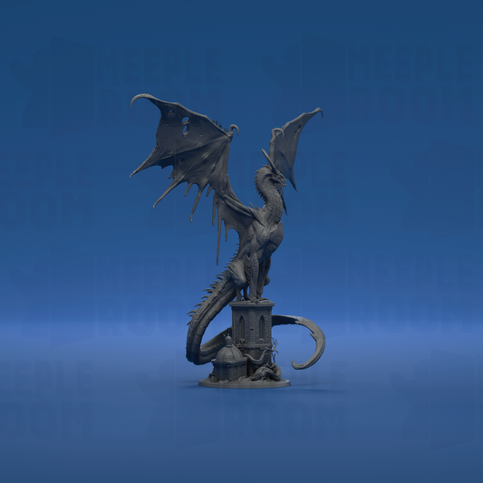 Adult Spirit Dragon by Rescale Miniatures | Miniature | TTRPG | Unpainted | Print on Demand
