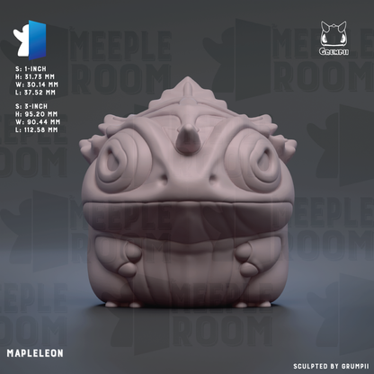 The image is a 3D rendering of a large, abstract creature resembling a monster or a monster-like figure. The creature has a bulbous head, long neck, and a round body. The creature is positioned in the center of the image, and the background is a dark gray color. The image does not contain any text or specific details about the creature or the background.