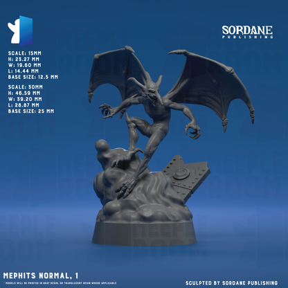 Mephits Normal by Sordane Publishing | Miniature | TTRPG | Unpainted | Print on Demand