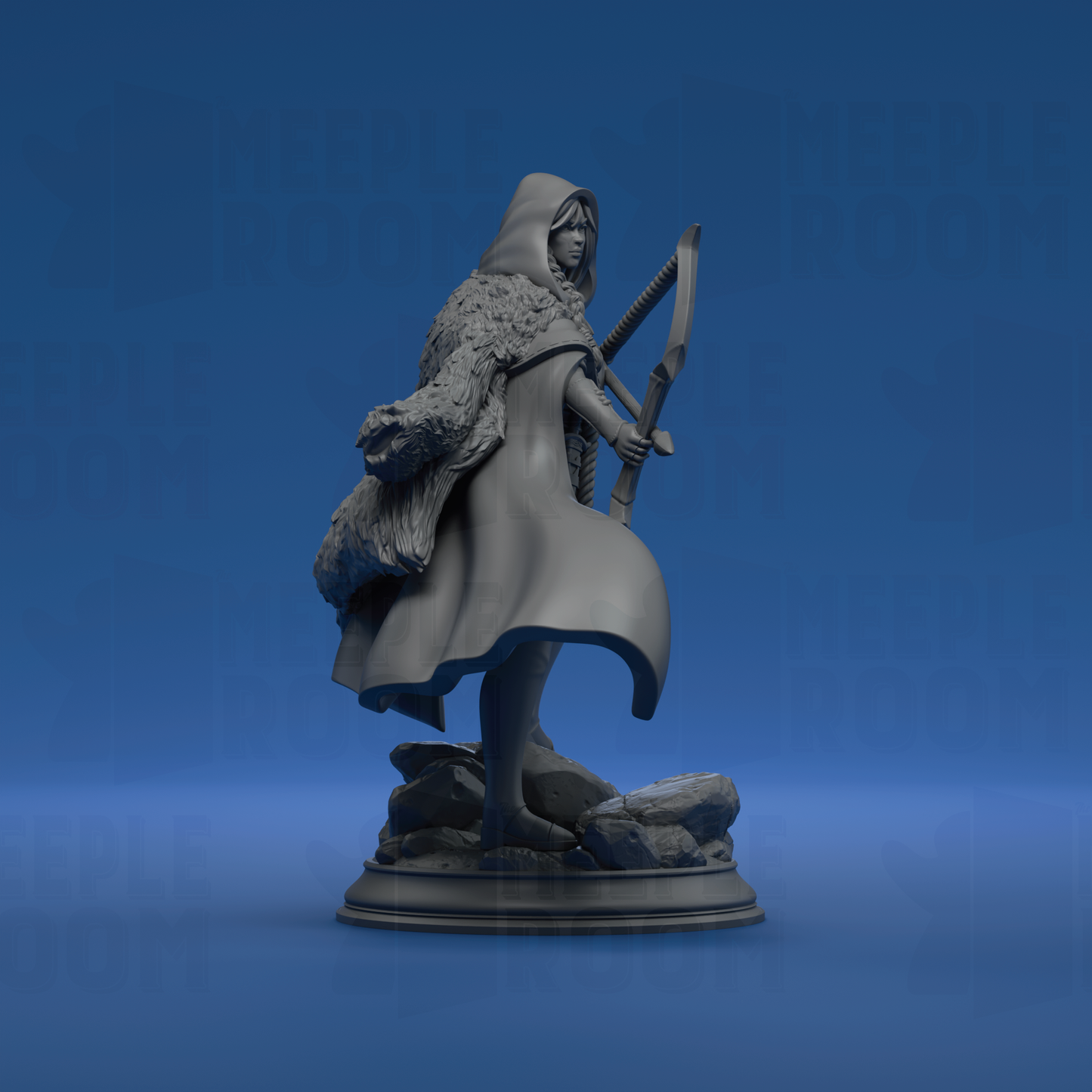 The Crimson Hood, Brigand of the Woods by DM Stash | Miniature | TTRPG | Unpainted | Print on Demand