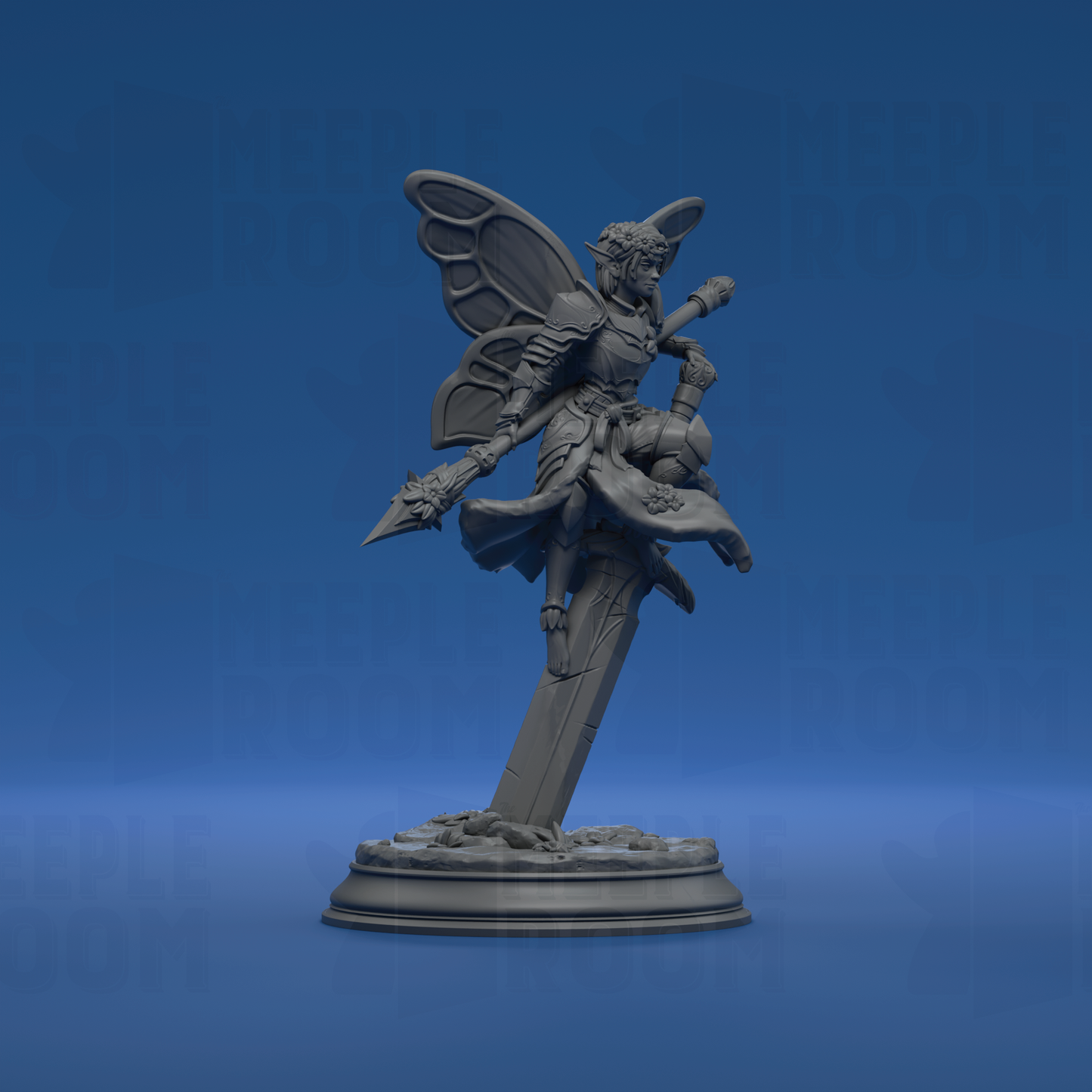 Battle Bell, Fairy Knight by DM Stash | Miniature | TTRPG | Unpainted | Print on Demand