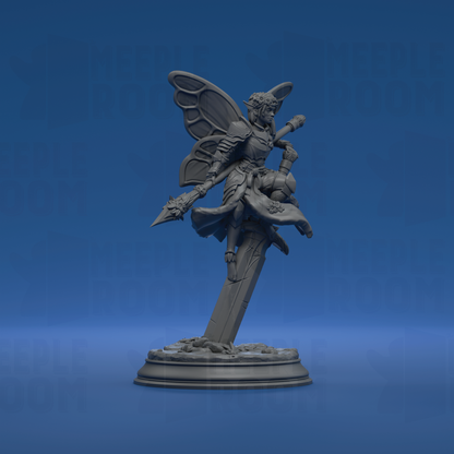 Battle Bell, Fairy Knight by DM Stash | Miniature | TTRPG | Unpainted | Print on Demand
