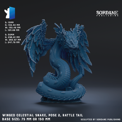 a blue statue of a dragon on a black background
