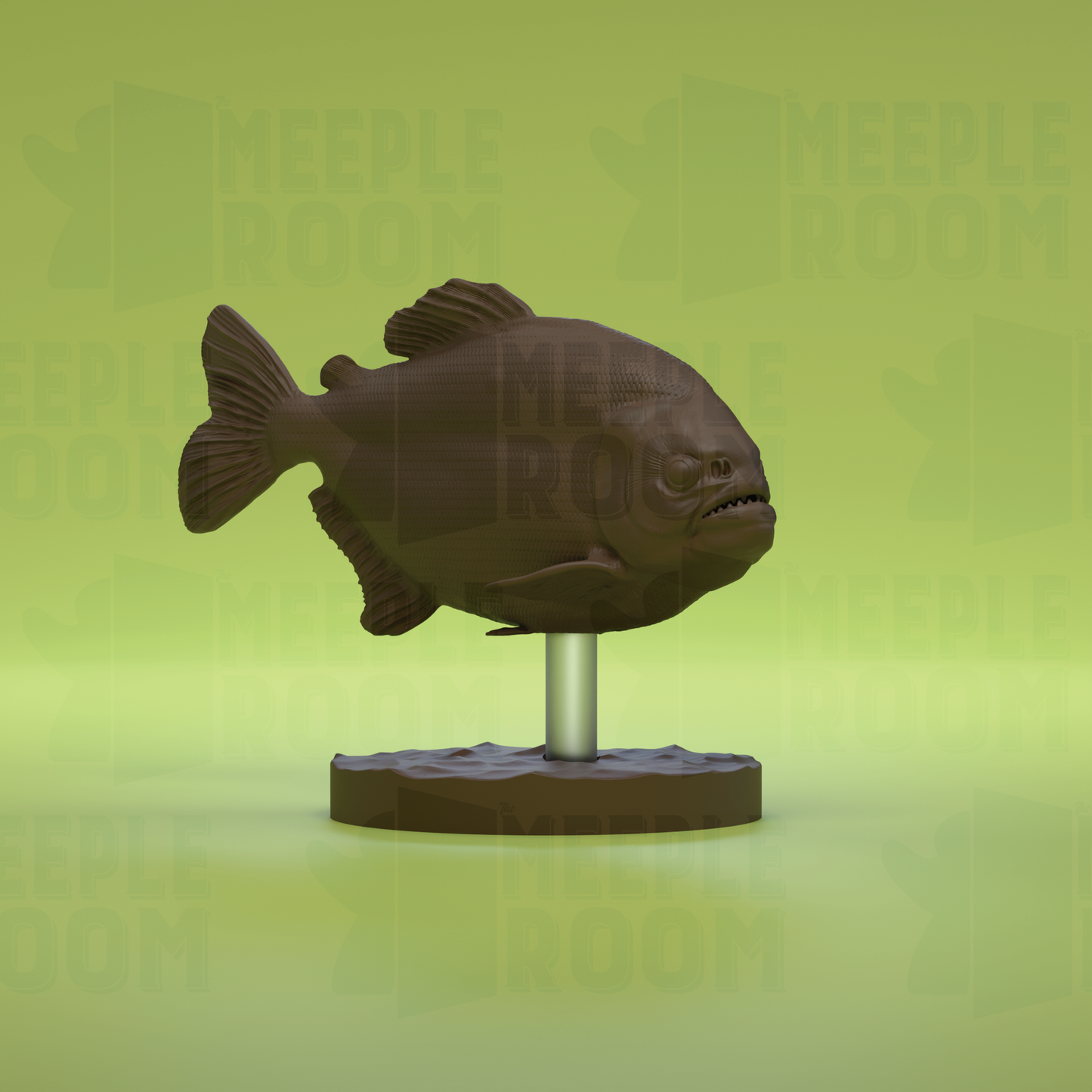 Red-Bellied Piranha by Animal Den Miniatures | Miniature | TTRPG | Unpainted | Print on Demand