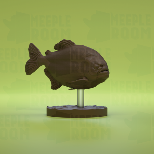 Red-Bellied Piranha by Animal Den Miniatures | Miniature | TTRPG | Unpainted | Print on Demand