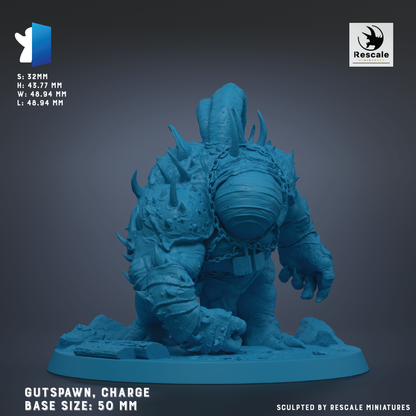 A 3D model of a blue, armored creature with spikes on its back, sitting on a base. The creature appears to be a character from a video game or other digital media.