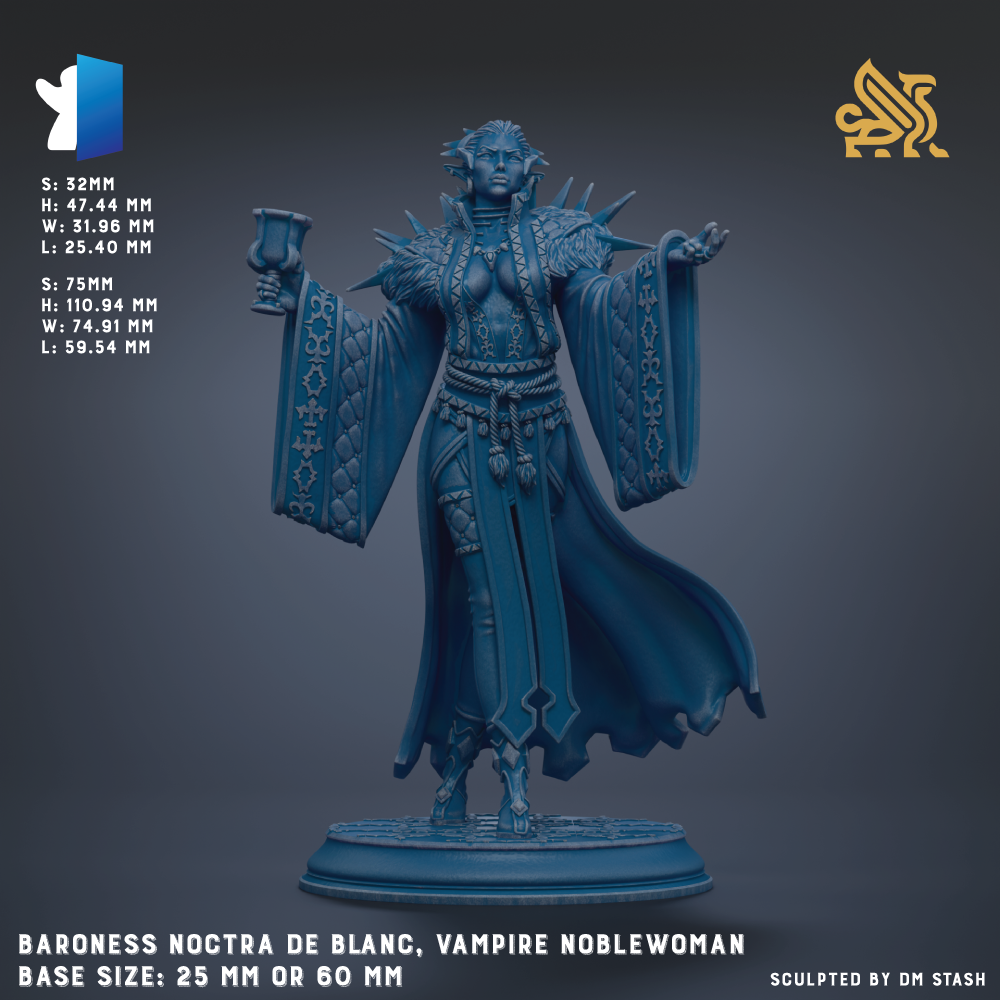 a blue statue of a woman with a sword