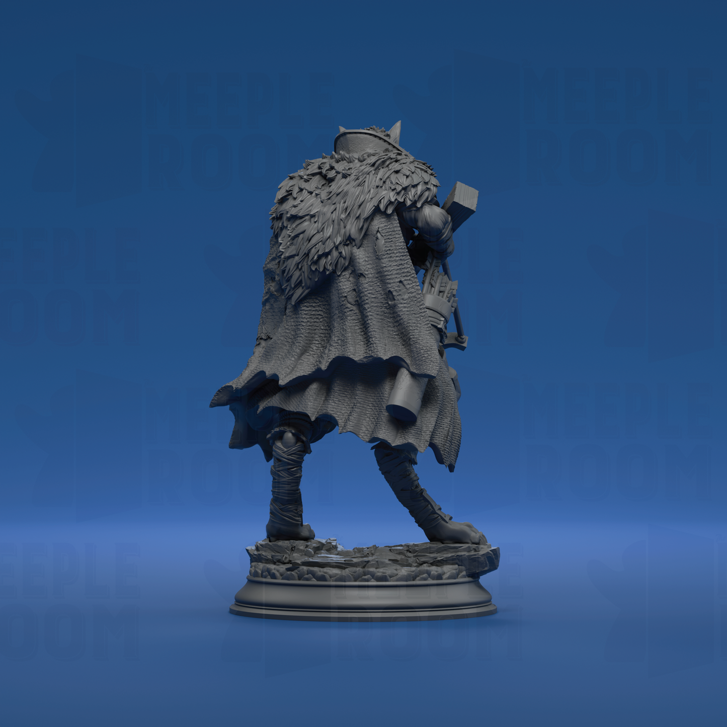 The Big Bad, Wolf Hunter by DM Stash | Miniature | TTRPG | Unpainted | Print on Demand