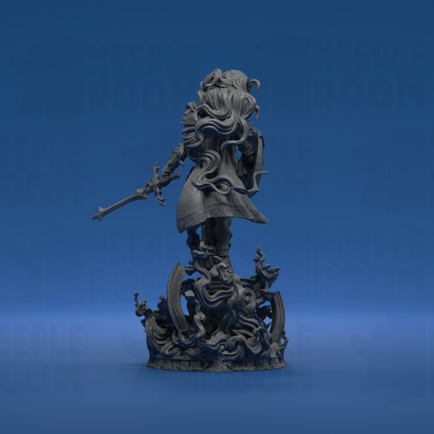 Knight of the Nebula by Witchsong Miniatures | Miniature | TTRPG | Unpainted | Print on Demand