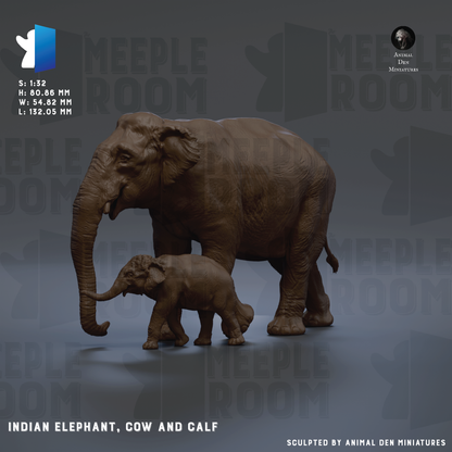 a large elephant and a smaller elephant, likely a calf, standing together.
