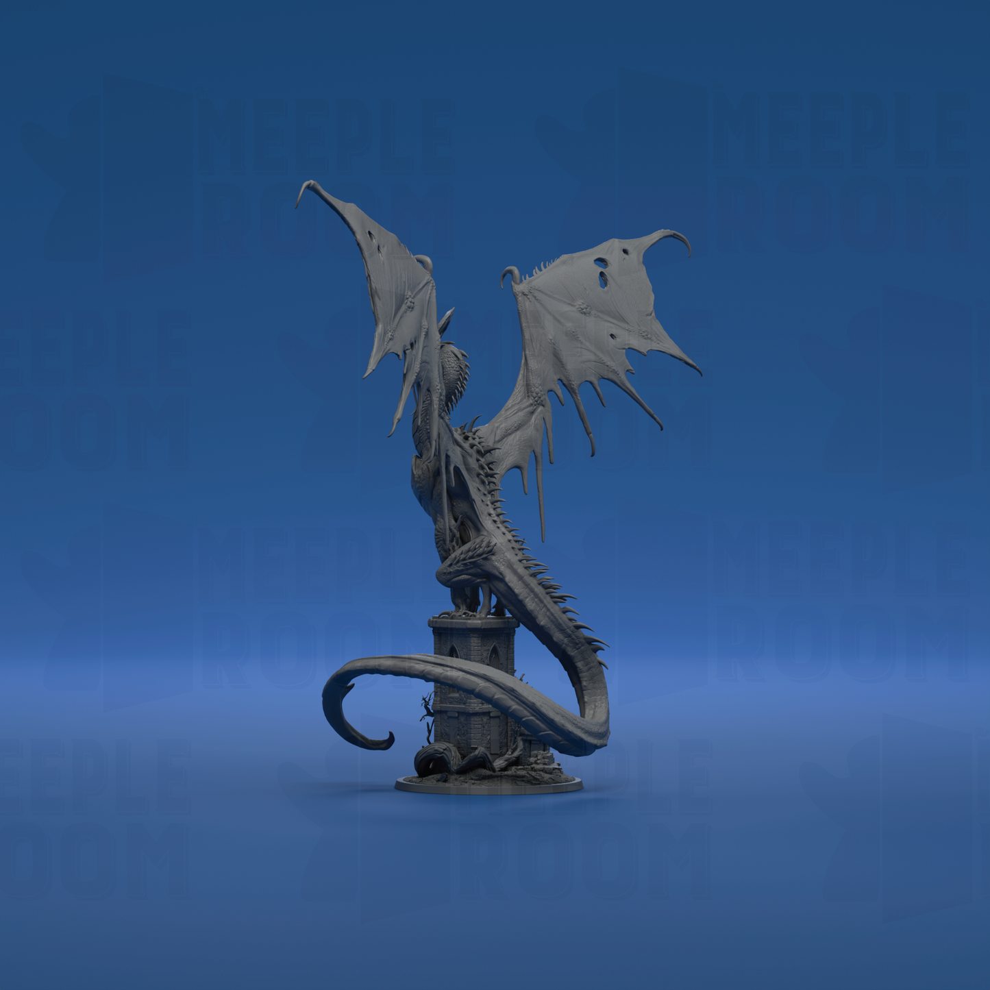 Adult Spirit Dragon by Rescale Miniatures | Miniature | TTRPG | Unpainted | Print on Demand