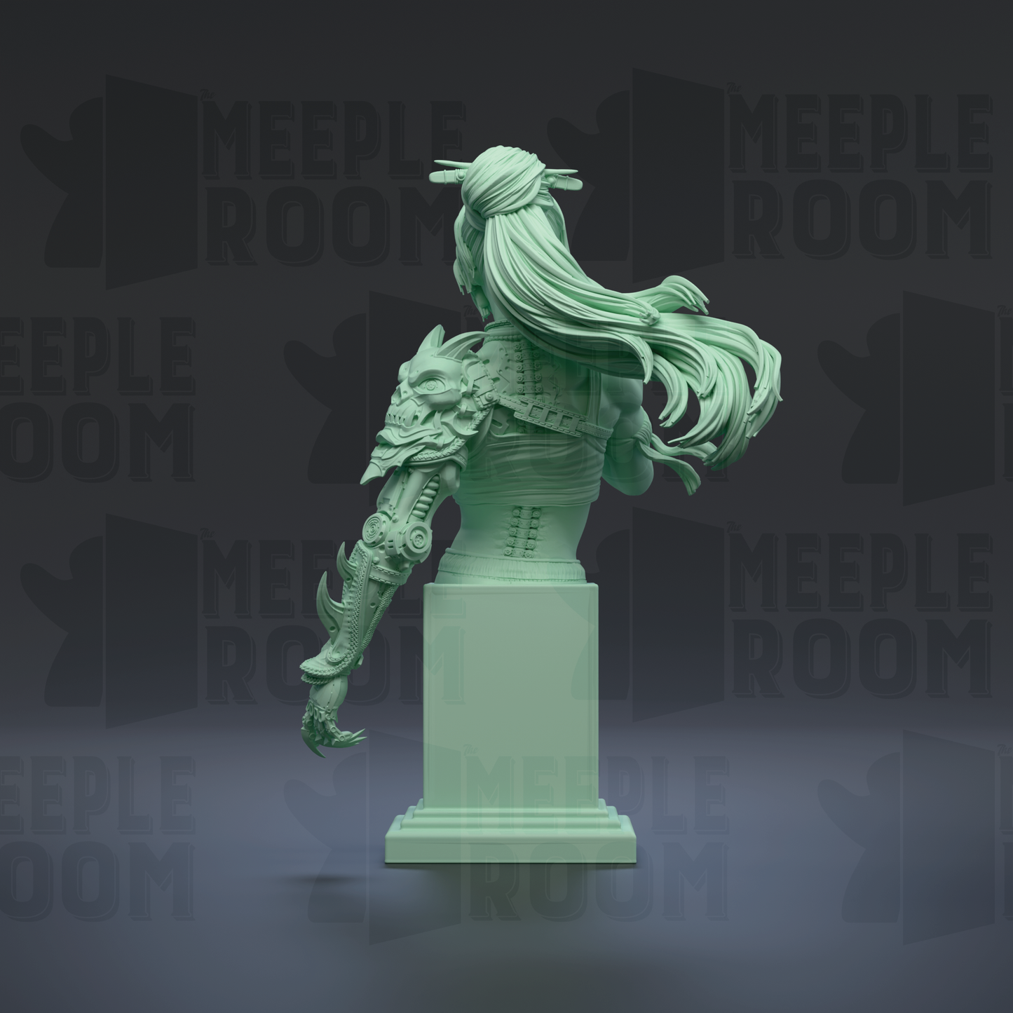 Neo Nixxi, Bust by Nerikson | Miniature | TTRPG | Unpainted | Print on Demand