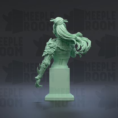 Neo Nixxi, Bust by Nerikson | Miniature | TTRPG | Unpainted | Print on Demand