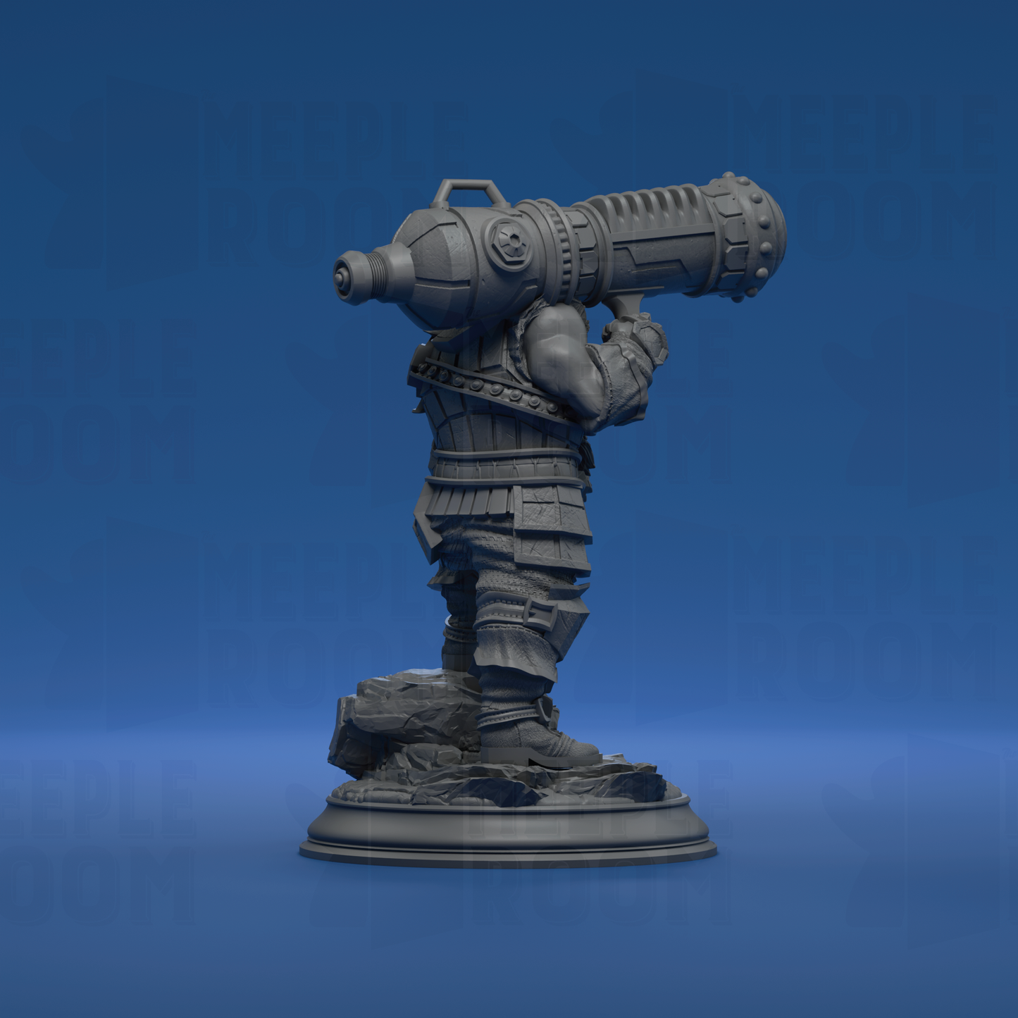 Rook, Dwarven Cannoneer by DM Stash | Miniature | TTRPG | Unpainted | Print on Demand
