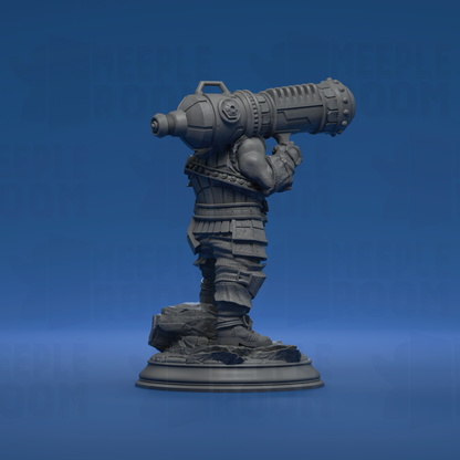 Rook, Dwarven Cannoneer by DM Stash | Miniature | TTRPG | Unpainted | Print on Demand