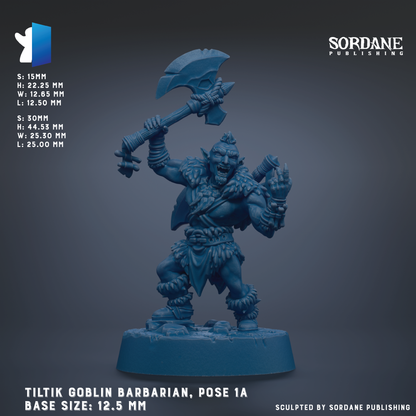 a blue figurine of a bearded man holding a large weapon, possibly a sword or axe, and wearing a distinctive outfit. The figurine is standing on a base and appears to be a model or toy. The image does not contain any text, and the focus is on the detailed depiction of the figure and its surroundings.