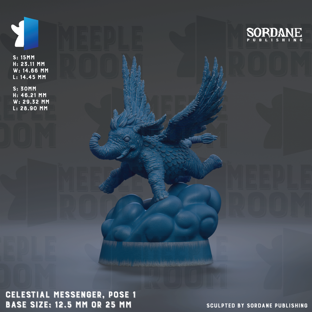 a blue statue of a dragon on a cloud
