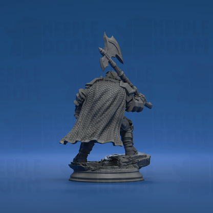 Took, Dwarven Axeman by DM Stash | Miniature | TTRPG | Unpainted | Print on Demand