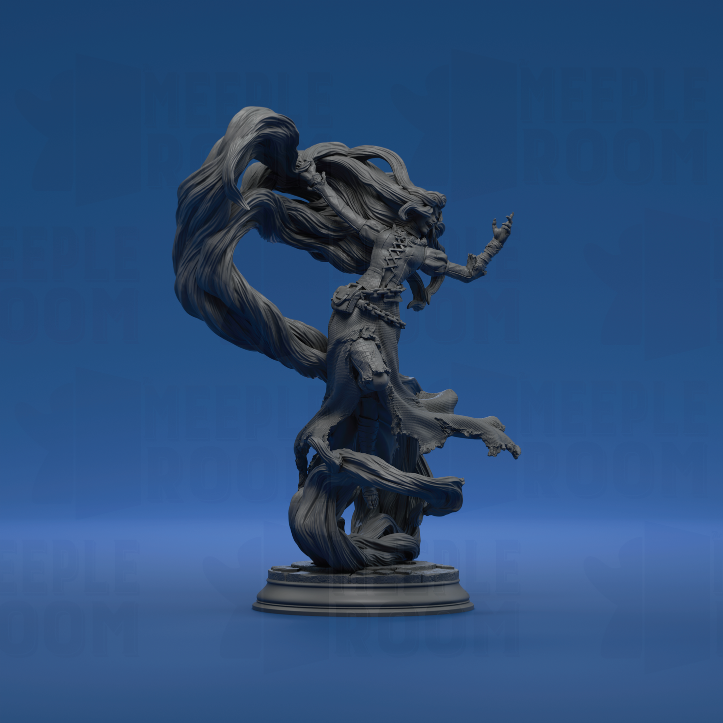 Rapunzel the Mad, Broken Princess by DM Stash | Miniature | TTRPG | Unpainted | Print on Demand