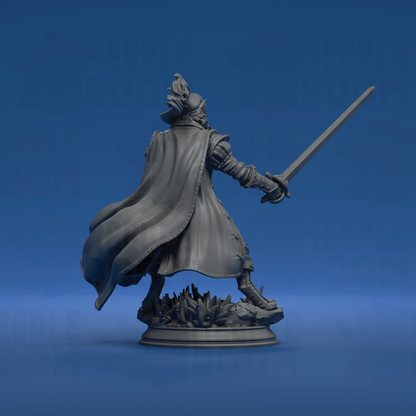 Puss-In-Boots, Tabaxi Fencer by DM Stash | Miniature | TTRPG | Unpainted | Print on Demand