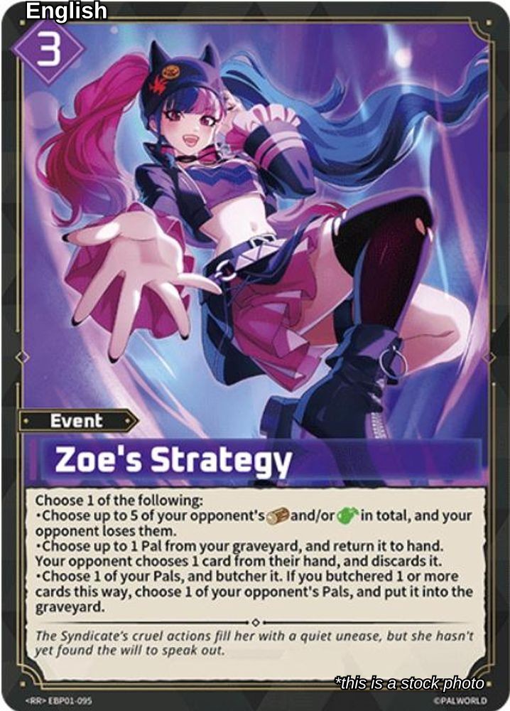 Zoe's Strategy - EBP01-095