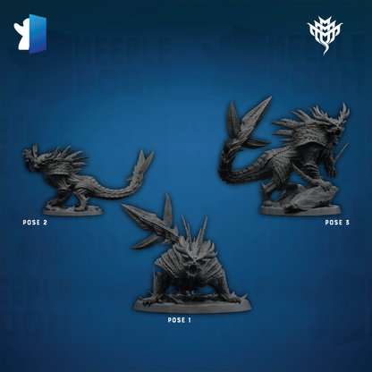 Wyvern of Malice by Mini Monster Mayhem | Miniature | TTRPG | Unpainted | Print on Demand