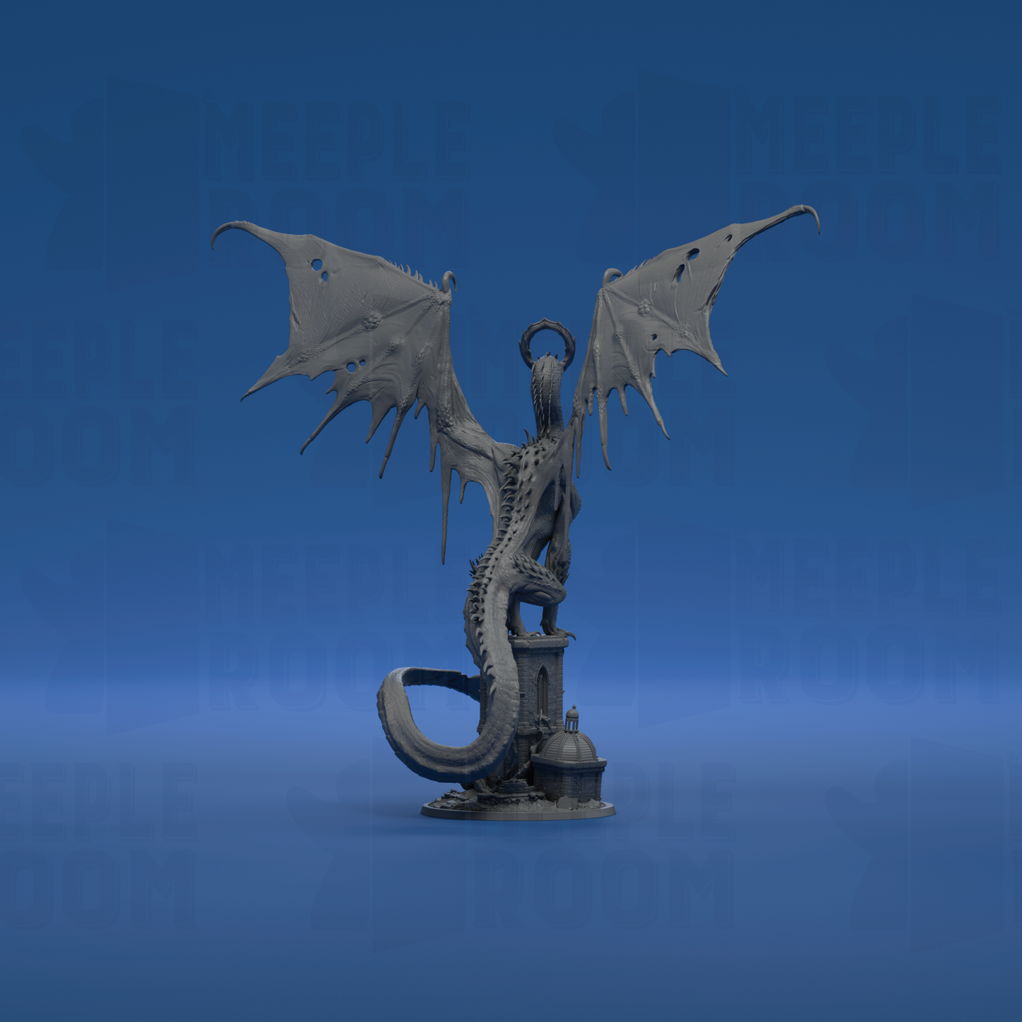 Adult Spirit Dragon by Rescale Miniatures | Miniature | TTRPG | Unpainted | Print on Demand