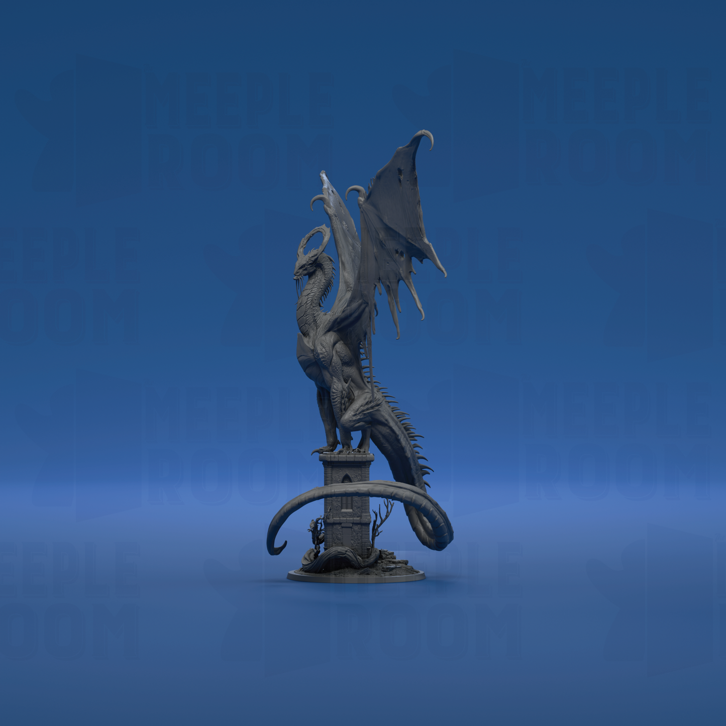 Adult Spirit Dragon by Rescale Miniatures | Miniature | TTRPG | Unpainted | Print on Demand