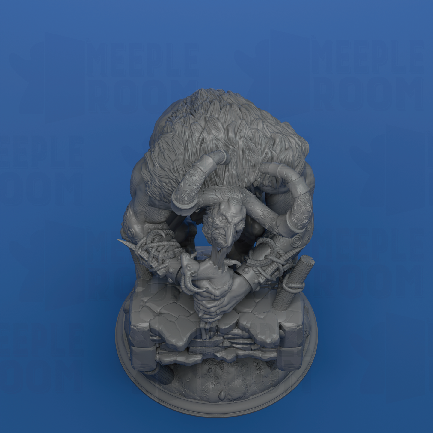 Little John, Bridge Troll by DM Stash | Miniature | TTRPG | Unpainted | Print on Demand