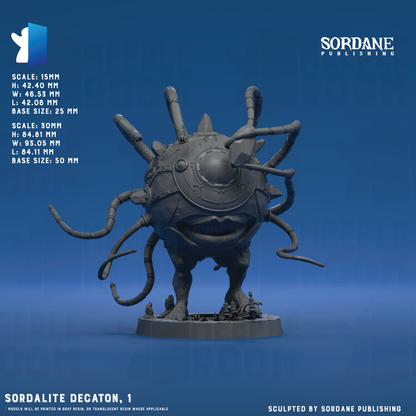 Sordalite Decaton by Sordane Publishing | Miniature | TTRPG | Unpainted | Print on Demand