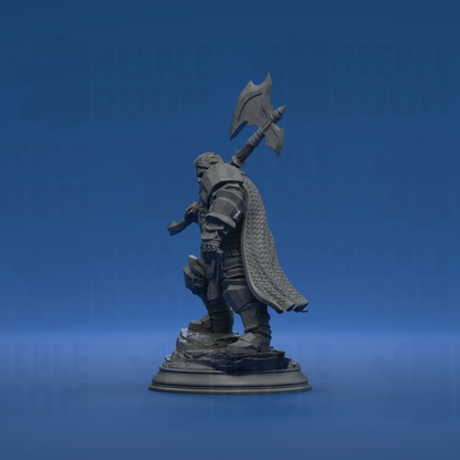 Took, Dwarven Axeman by DM Stash | Miniature | TTRPG | Unpainted | Print on Demand
