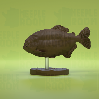 Red-Bellied Piranha by Animal Den Miniatures | Miniature | TTRPG | Unpainted | Print on Demand