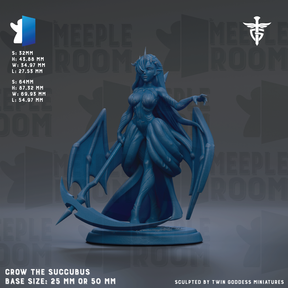 a blue statue of a woman holding a sword