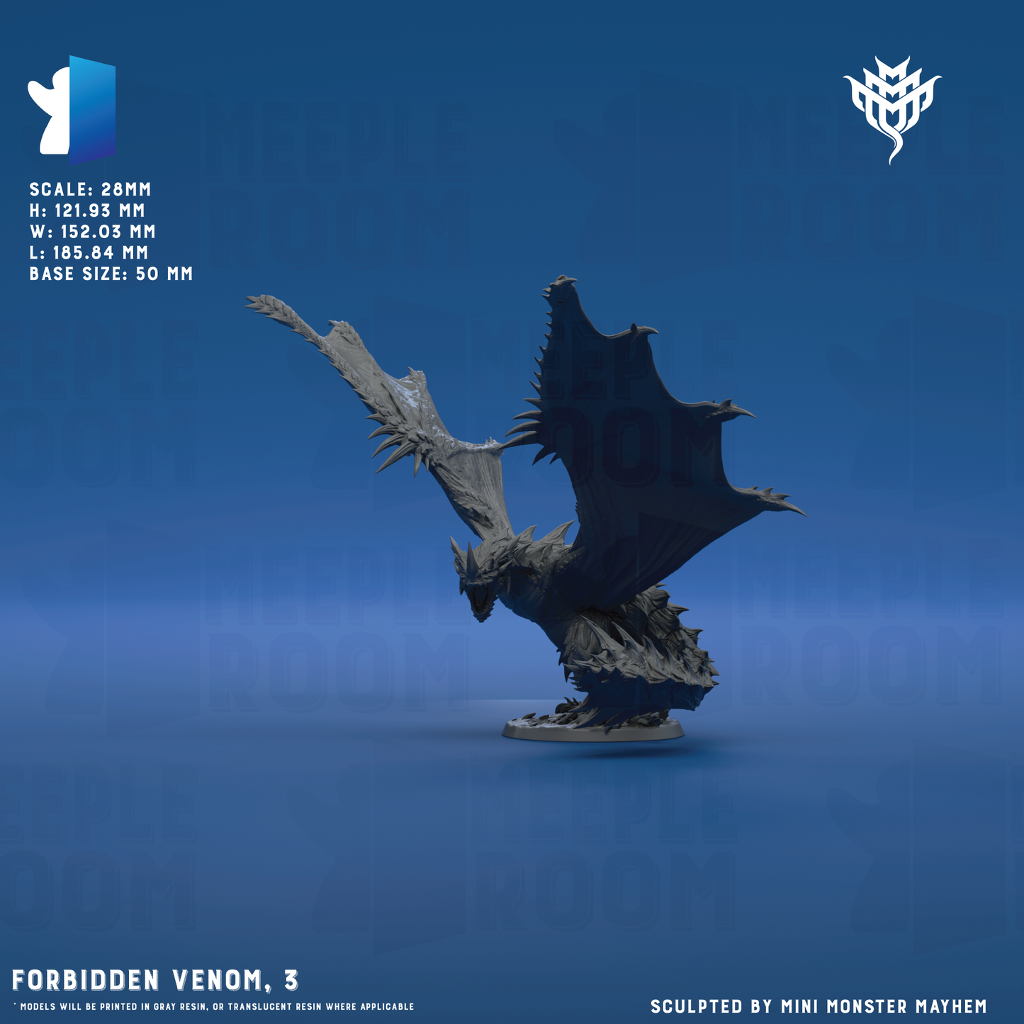 Forbidden Venom by Mini Monster Mayhem | Miniature | TTRPG | Unpainted | Print on Demand