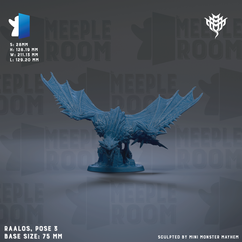 a blue plastic model of a dragon with wings