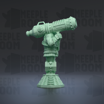 Rook, Dwarven Cannoneer, Bust by DM Stash | Miniature | TTRPG | Unpainted | Print on Demand