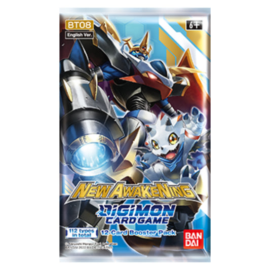 Digimon Card Game New Awakening [BT-08] Booster Pack - English | Sealed