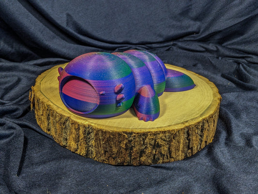 Flexi Wide-Mouth Axolotl by Super Crazy Prints | Ready to Ship | Please Read Description