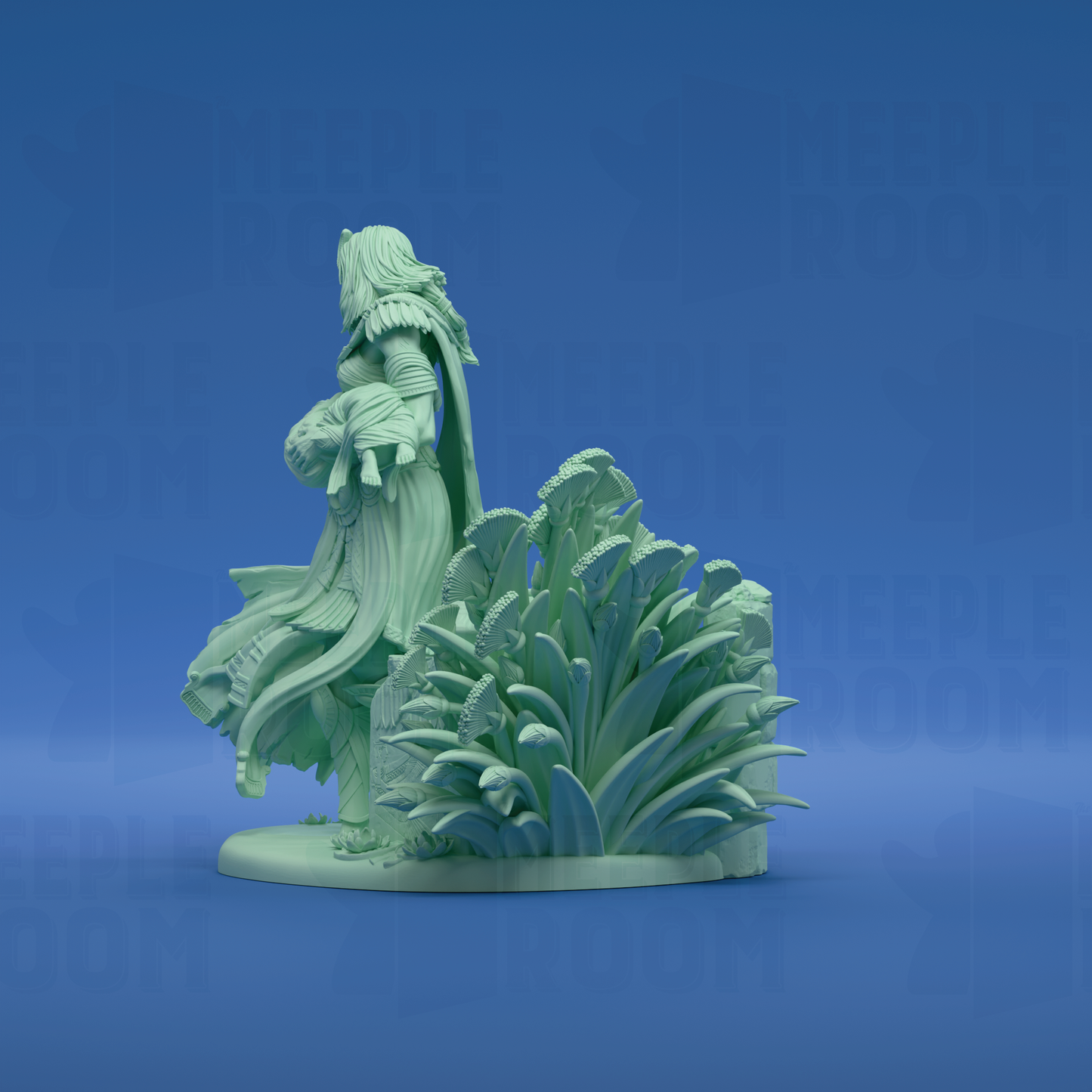 The Lost Guardian by Nerikson | Model Kit | Display Figure | Unpainted | Print on Demand