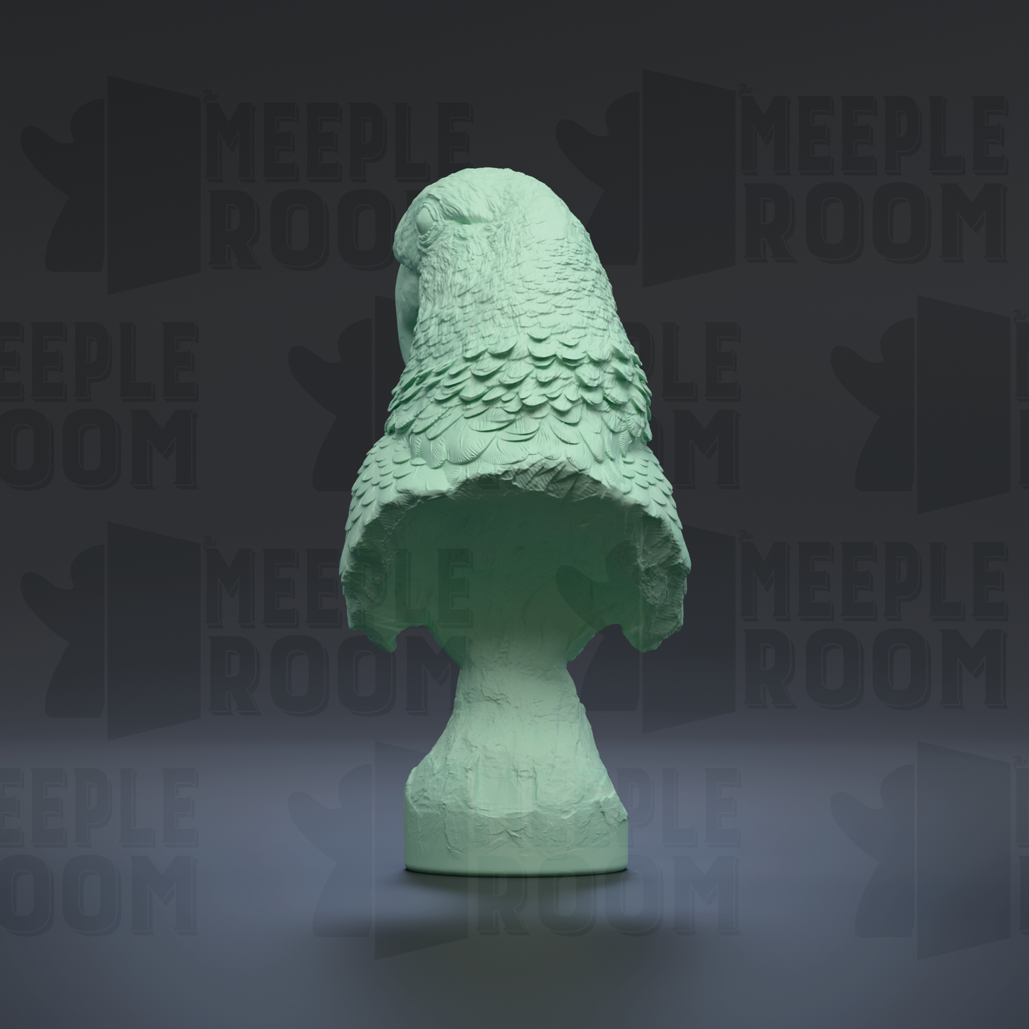 Hyacinth Macaw, Bust by Animal Den Miniatures | Miniature | TTRPG | Unpainted | Print on Demand