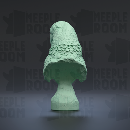 Hyacinth Macaw, Bust by Animal Den Miniatures | Miniature | TTRPG | Unpainted | Print on Demand