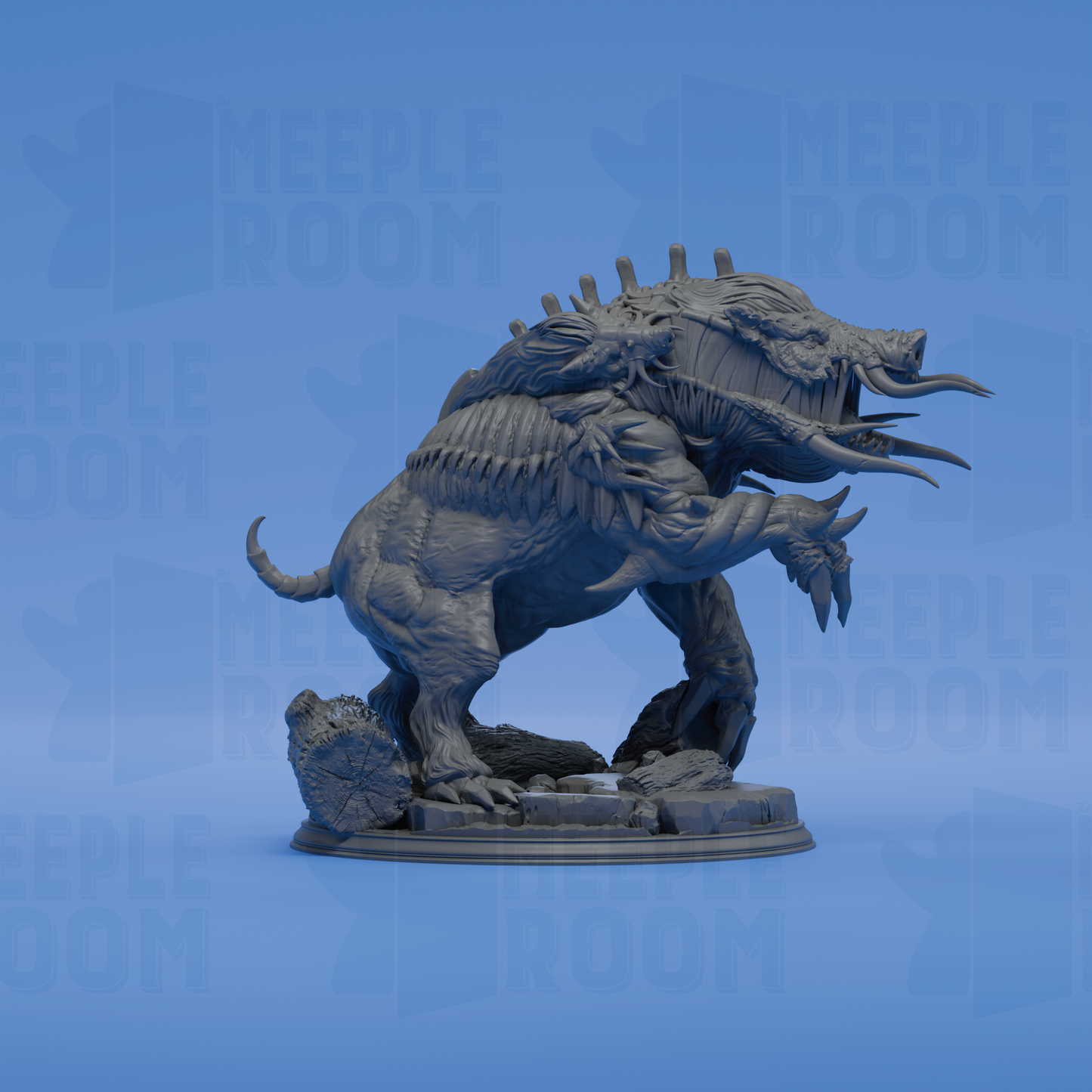 Nogoron, Blighted Giant Boar by DM Stash | Miniature | TTRPG | Unpainted | Print on Demand
