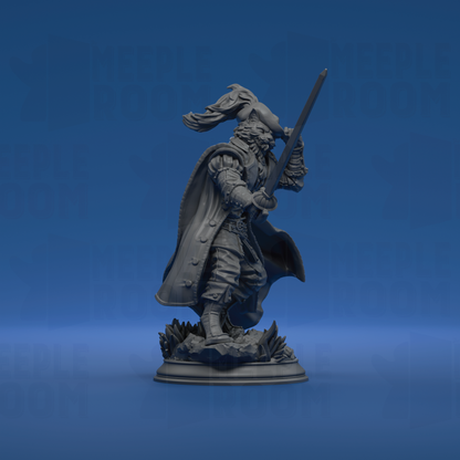 Puss-In-Boots, Tabaxi Fencer by DM Stash | Miniature | TTRPG | Unpainted | Print on Demand